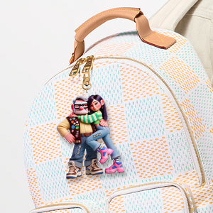 Personalized Gifts For Couple Keychain 02OHDT050225 - Keychains - GoDuckee