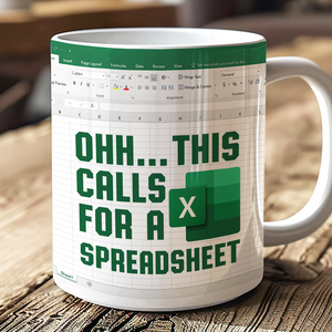 Personalized Gifts For Coworker Mug Spreadsheet 01xqpu171224 - Coffee Mug - GoDuckee