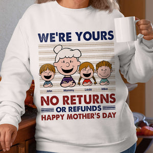 Personalized Gifts For Mom Shirt Cartoon Mom And Kids 03XQMH270325HH - Shirts - GoDuckee