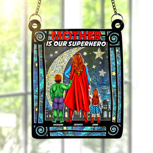 Personalized Gifts For Mom Window Hanging Suncatcher Ornament 03xqqn270225pa - Ornament - GoDuckee