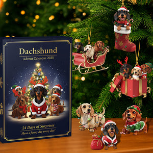 Christmas Advent Calendar Acrylic Blind Box - Gifts For Dog Lovers 01hyta211025 - Advent Calendar - GoDuckee