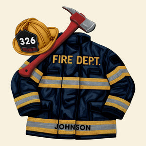 Fire Dept Doormat – Personalized Gifts For Firefighter 05hyqn061025 - Doormat - GoDuckee