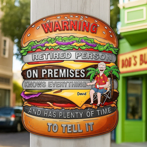 Personalized Retirement Gifts For Him Metal Sign 02TGPU100725PA - Metal Signs - GoDuckee