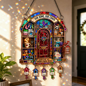 Door Light Suncatcher Ornament - Personalized Gifts For Family 05hadh260626