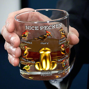 Naughty Bit Round Glass - Personalized Gifts For Him 02NALU251125 - Glass - GoDuckee