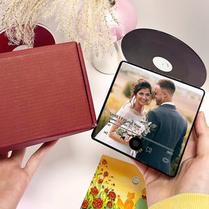 Custom Music & Photo Fridge Magnet Gifts For Couples Valentine 04PGQN071224 - Fridge Magnet - GoDuckee
