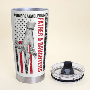Father and Children Personalized Tumbler Cup, Gift For Father's Day - Tumbler Cup - GoDuckee