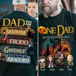 The One Dad Shirt Personalized Gifts For Dad 02HUDT050525 - Shirts - GoDuckee