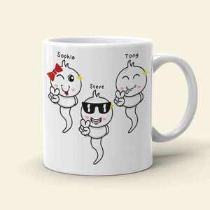 Dad Best Sperm Donor Ever Personalized Coffee Mug - Coffee Mug - GoDuckee