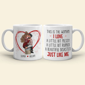Caring Couple, Personalized Coffee Mug, Gifts For Men Gifts For Women - Coffee Mug - GoDuckee