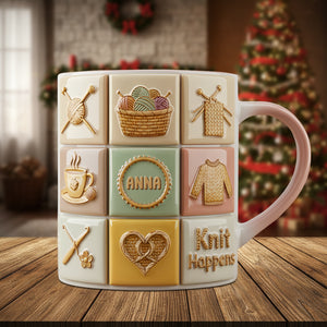 Personalized Gifts For Knitting Lovers Coffee Mug 07totn311025 - Coffee Mug - GoDuckee
