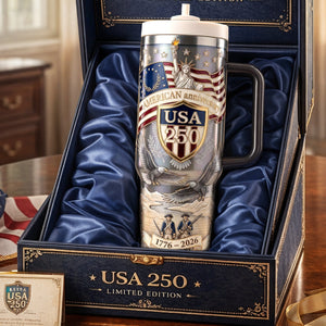 America 250th Anniversary Tumbler 05palu050326 - Tumbler Cup - GoDuckee