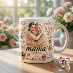 Custom Photo Mom and Daughter Coffee Mug - Gifts For Mom 05todt230426 - Coffee Mug - GoDuckee