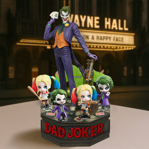 Clown Dad Acrylic Plaque - Personalized Gifts For Father 01HULU150525 - Shaped Plaques - GoDuckee