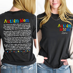 Personalized Gifts For Autism Mom Shirt I'm A Proud Autism Mom 01HUDT250225 - Shirts - GoDuckee