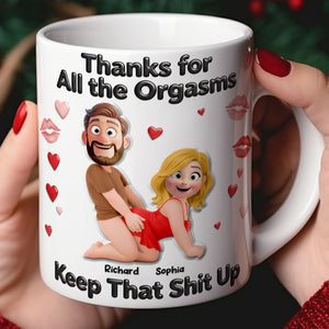 Naughty Couple Coffee Mug - Personalized Gifts For Couple 02naqn060126 - Coffee Mug - GoDuckee