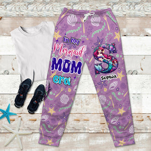 Personalized Gifts For Moms Sweatpants Mermaid Alphabet Letter 03XQLU130225 - Shorts and Pants - GoDuckee