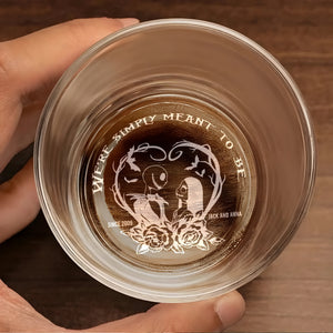 Personalized Gifts For Couple Engraved Whiskey Glass 03HTMH040624 - Drinkware - GoDuckee