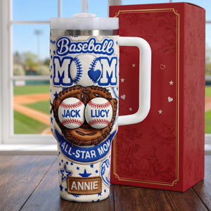 Baseball Mom 40oz Tumbler - Personalized Gifts For Moms 04tyqn110426 - Tumbler Cup - GoDuckee