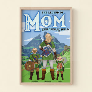 Personalized Gifts For Mom Canvas Print The Legend Of Mom 03NAQN220325HG - Poster & Canvas - GoDuckee
