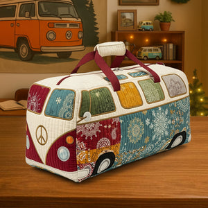 Personalized Christmas Gifts For Car Lovers Volkswagen Quilted Duffle Bag 05hytn100925 - Quilted Duffle Bag - GoDuckee