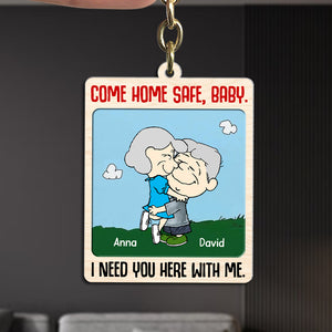 Personalized Gifts For Couple Keychain 03ohtn060125hg I Need You Here With Me - Keychains - GoDuckee