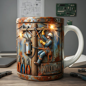 Lineman Coffee Mug - Personalized Gifts For Lineman Lovers 03tgta151225 - Coffee Mug - GoDuckee