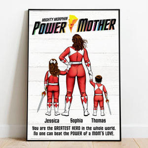 Mighty Morphin Power Father 07HUDT120523 Personalized Family Canvas Poster - Poster & Canvas - GoDuckee