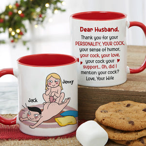 Thank You For Your Personality-Gift For Couple-Personalized Coffee Mug- Funny Couple - Coffee Mug - GoDuckee