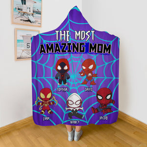 Personalized Gifts For Mom Wearable Blanket The Most Amazing Mom 02TOPU130324 - Blankets - GoDuckee