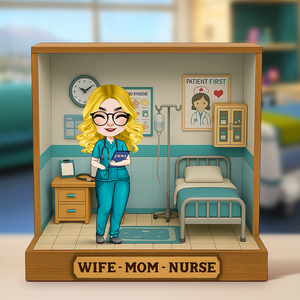 Personalized Gifts For Nurse Mom Plaque 04napu150425 - Shaped Plaques - GoDuckee