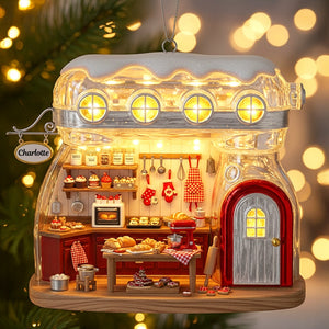 Baking Mixer Cozy House Acrylic Ornament, Personalized Gifts For Baking Lovers 03qhmg040925 - Ornament - GoDuckee