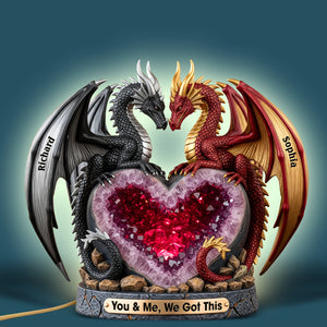 Fantasy Love Acrylic Light Box - Personalized Gifts For Couples 04PGQN271125 - Light Box - GoDuckee