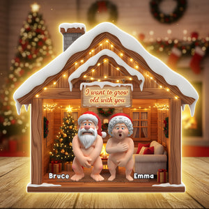 Naughty Old Couple Light Box- Personalized Gift For Couples 04OHLU311025 - Light Box - GoDuckee