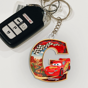 Car Keychain - Personalized Gifts For Cartoon Lover 02OHPU010725 - Keychains - GoDuckee