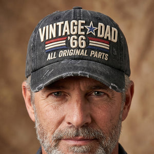 Vintage Dad Birthday Classic Cap - Personalized Gifts For Dads 01nadt300526 - Caps - GoDuckee