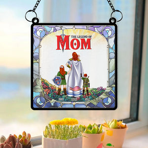 Personalized Gifts For Dad Suncatcher Window Hanging Ornament 011KAMH250424HG Father's Day (Copy) - Ornaments - GoDuckee