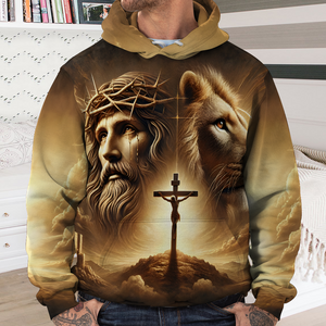 Personalized Gifts For Christian Shirt 04xqpu160125 Jesus And Lion - AOP Products - GoDuckee
