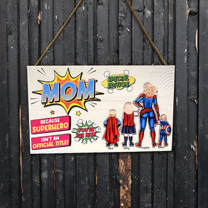 Personalized Gifts For Mom Wood Sign You're The Best 06toqn160224pa - Wood Signs - GoDuckee