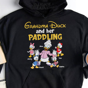 Personalized Gifts For Grandma Shirt Grandma Duck And Her Paddling 01natn230124 - 2D Shirts - GoDuckee