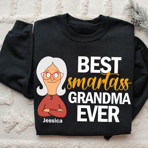 Personalized Gifts For Grandma Shirt Best Smatass Grandma Ever 07OHDT190325HG - Shirts - GoDuckee