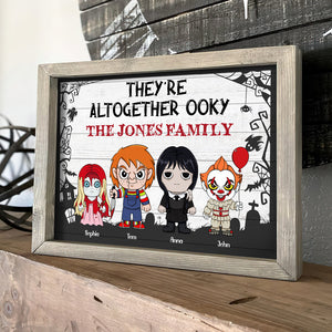 They're All Together Ooky Personalized Family Canvas Print 02NATN170723HA - Poster & Canvas - GoDuckee