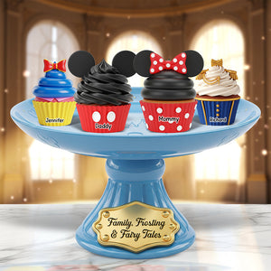 Family Cupcakes Acrylic Plaque Personalized Gifts For Family 05OHQN040625 - Shaped Plaques - GoDuckee