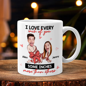 Personalized Custom Photo Gifts For Couple Mug Naughty Couple 01KAMH181224 - Coffee Mug - GoDuckee