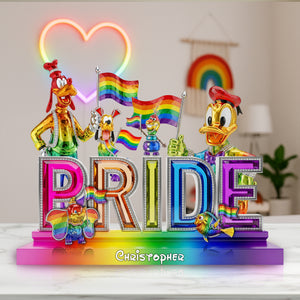 LGBT Pride Acrylic Plaque Personalized Gifts For LGBT 02ohlu240525 - Shaped Plaques - GoDuckee