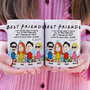 Personalized Gifts For Friends Coffee Mug Holding Hands 02ACLU140125HH - Coffee Mug - GoDuckee