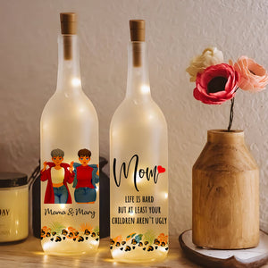 Personalized Gifts For Mom Daughter Bottle Lamp Like Mother Like Daughter 03NADT130225PA - Bottle Lamp - GoDuckee
