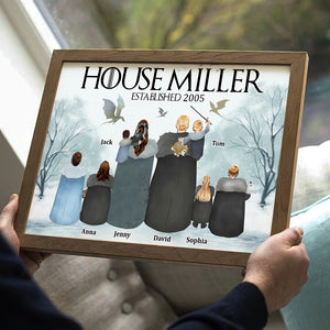 Personalized Gifts For Family Canvas Print Movie Family Characters 04QHTN200124 - Canvas Print - GoDuckee