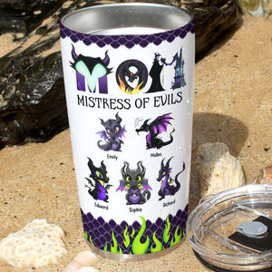 Personalized Gifts For Mom Tumbler, Cute Horned Witch Dragon 01qhdt200325 - Tumbler Cup - GoDuckee