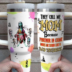 Personalized Gifts For Mom Tumbler Mother's Day Partner In Crime 03OHMH120325 - Tumbler Cup - GoDuckee
